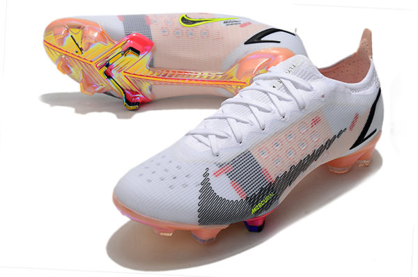 Nike Mercurial Vapor 14 Elite | FG (White and Pink Detailing)