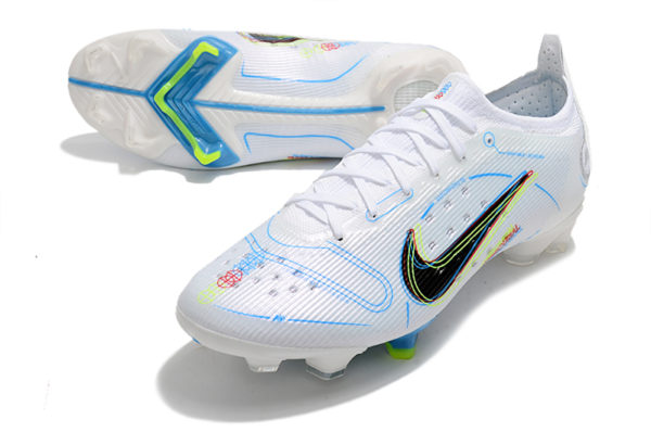 Nike Mercurial Vapor 14 Elite | FG (White and Blue)