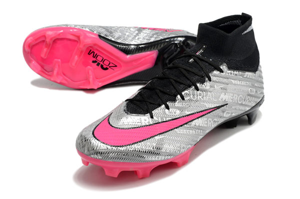 Nike Air Zoom Mercurial Superfly IX Elite FG || (XXV - Metallic Silver/Pink Blast)