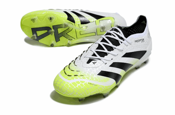 Adidas Predator Elite FG || (Radiant Blaze - White/Lime)